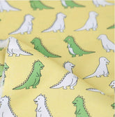 霸王龍腕龍恐龍圖案 OEKO-TEX® 布料,韓國製造恐龍布料半碼